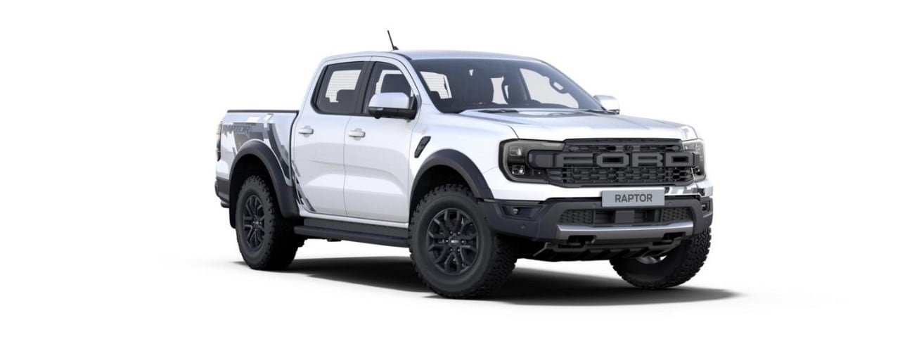 Ford Ranger Raptor en color Blanco Ártico