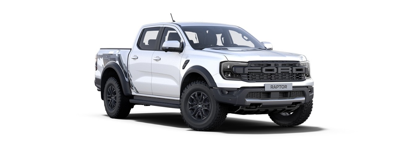 Ford Ranger Raptor en color Blanco Ártico