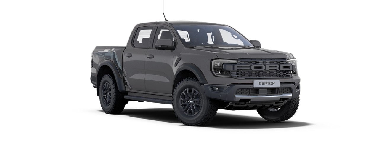 Ford Ranger Raptor en color Gris Meteorito