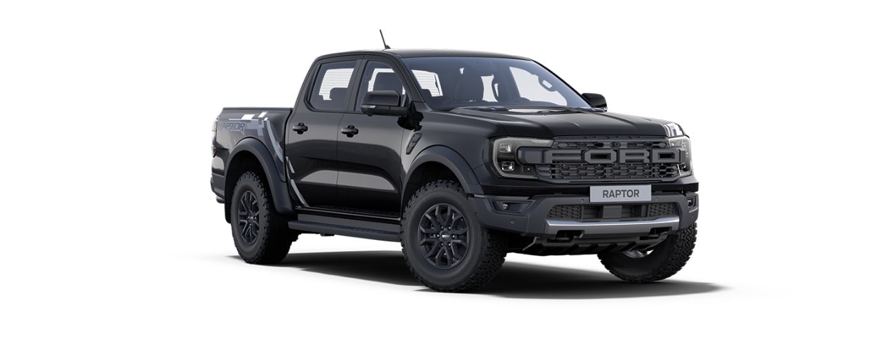 Ford Ranger Raptor en color Negro Puro
