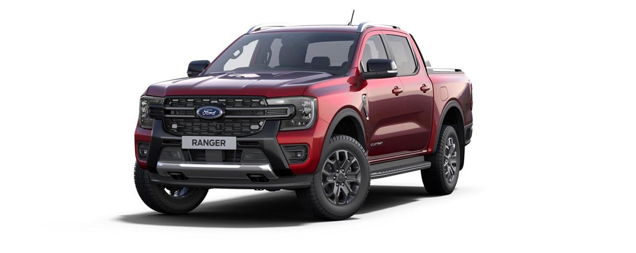 Ford Ranger Wildtrak  en color Rojo Eclipse