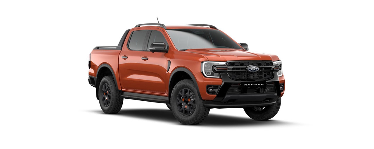 Ford Ranger Wildtrak en color Naranja Brillante
