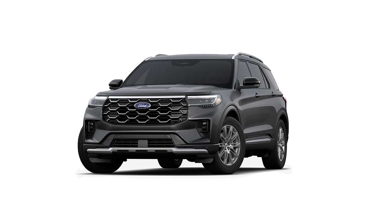 Camioneta Explorer Platinum Gris Carbónico