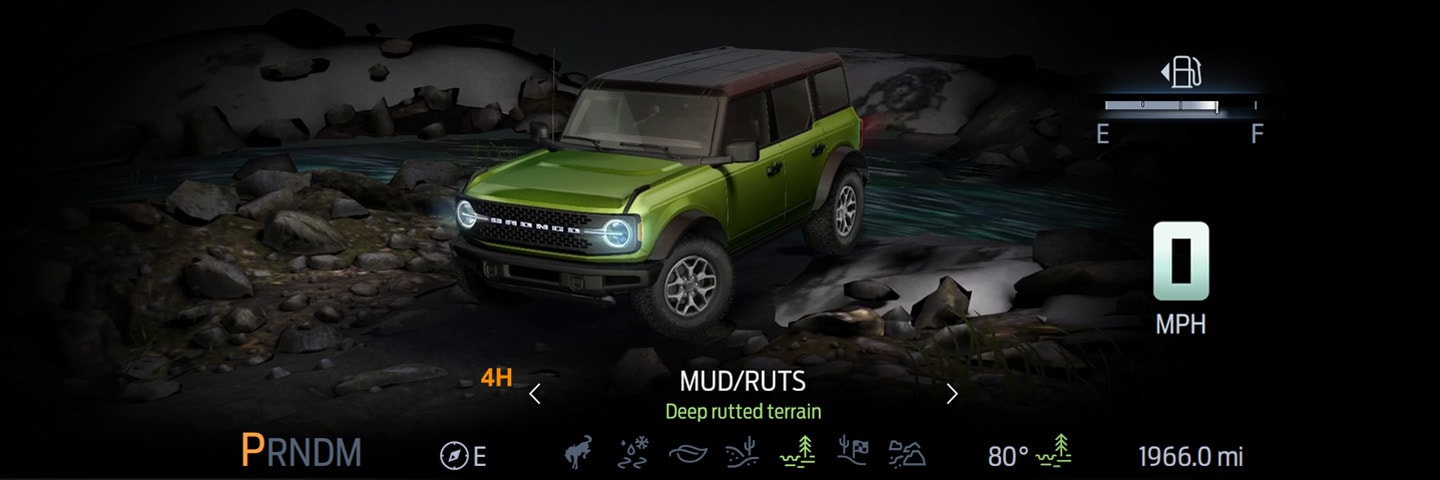 Modo Barro / Surcos de la nueva Bronco