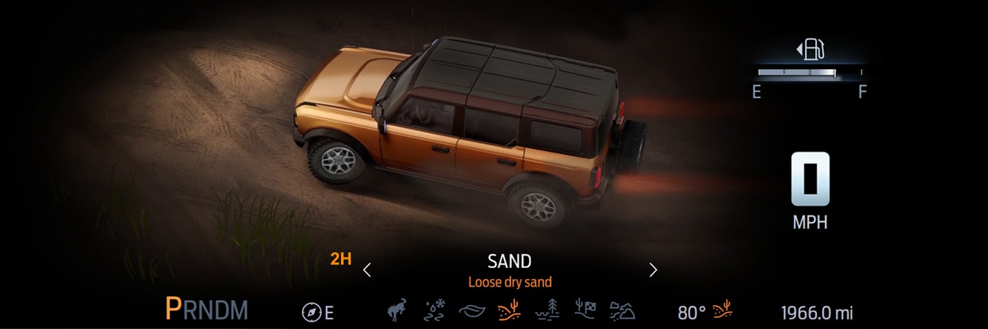 Modo Sand / Snow de la nueva Bronco