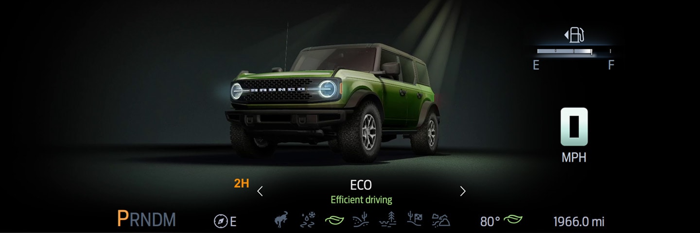 Modo Eco de la nueva Bronco