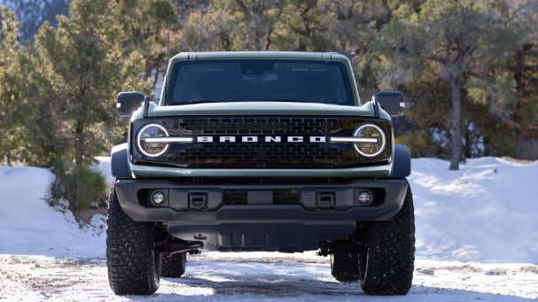 Nueva Bronco en la nieve