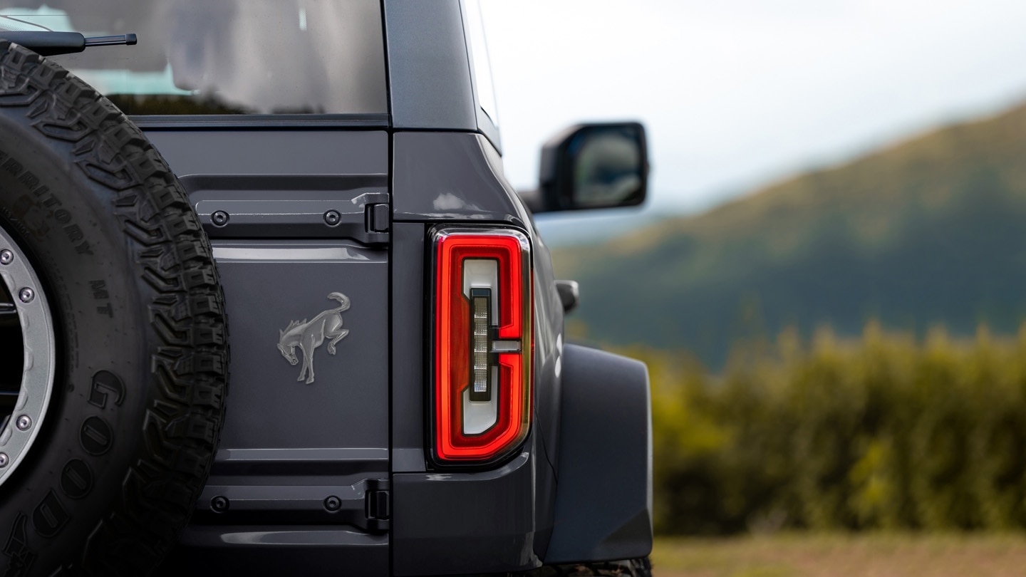 Luz trasera de la nueva Bronco 