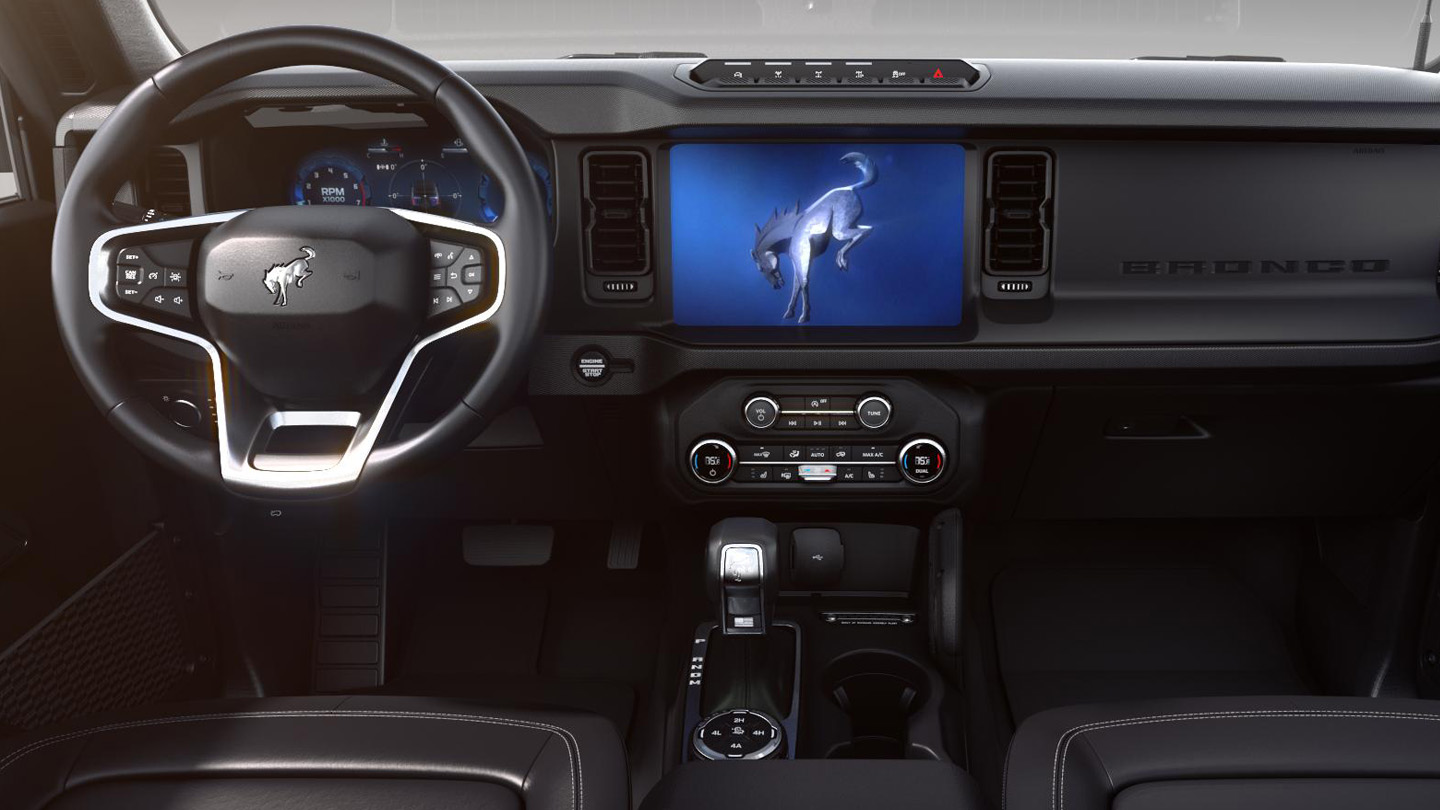 Interior de la nueva Ford Bronco