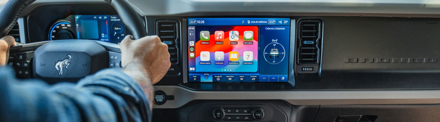 Pantalla multitactil de 12 pulgadas de la nueva Bronco
