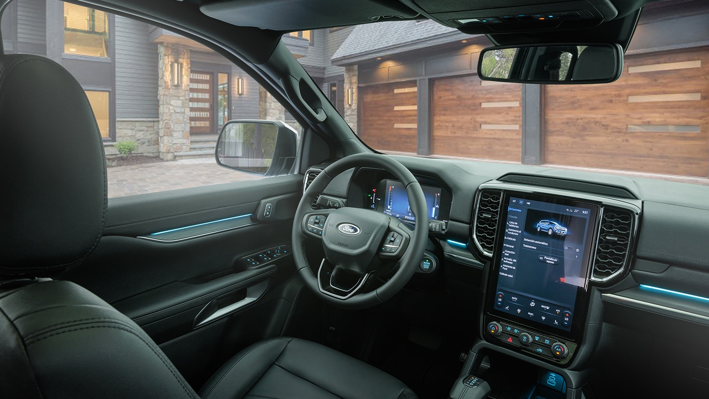 Interior de la Ford Everest