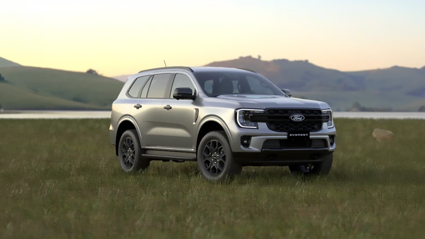 Diseño exterior de la Ford Everest con rines de 20"