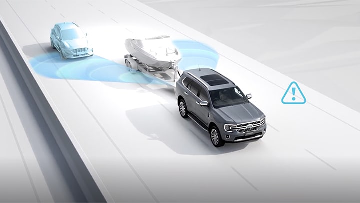 Ford Everest con sistema de alerta de punto ciego
