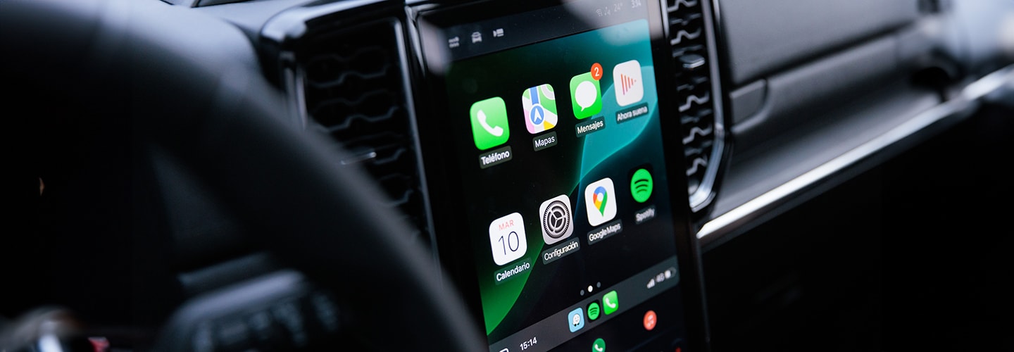 Pantalla táctil de la Ford Everest