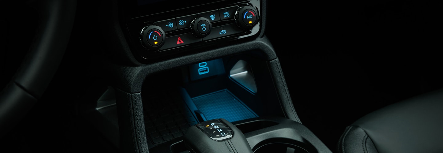 Carga de celular inalámbrica de la Ford Everest