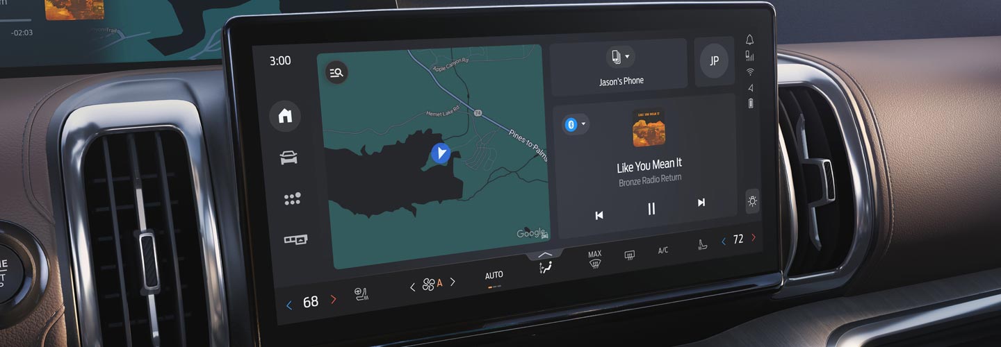 Panel de instrumentos de 12 pulgadas de la nueva Bronco