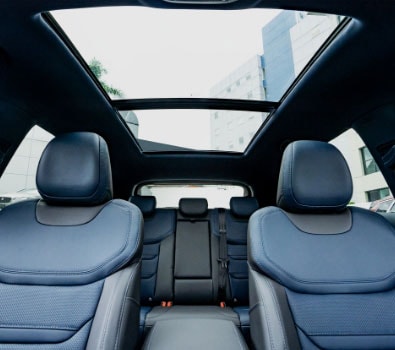 Techo panorámico eléctrico de la nueva Ford Territory