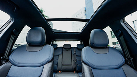 Techo panorámico de la Nueva Territory Titanium